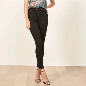 Reformation Black Skinny Jeans Size 25